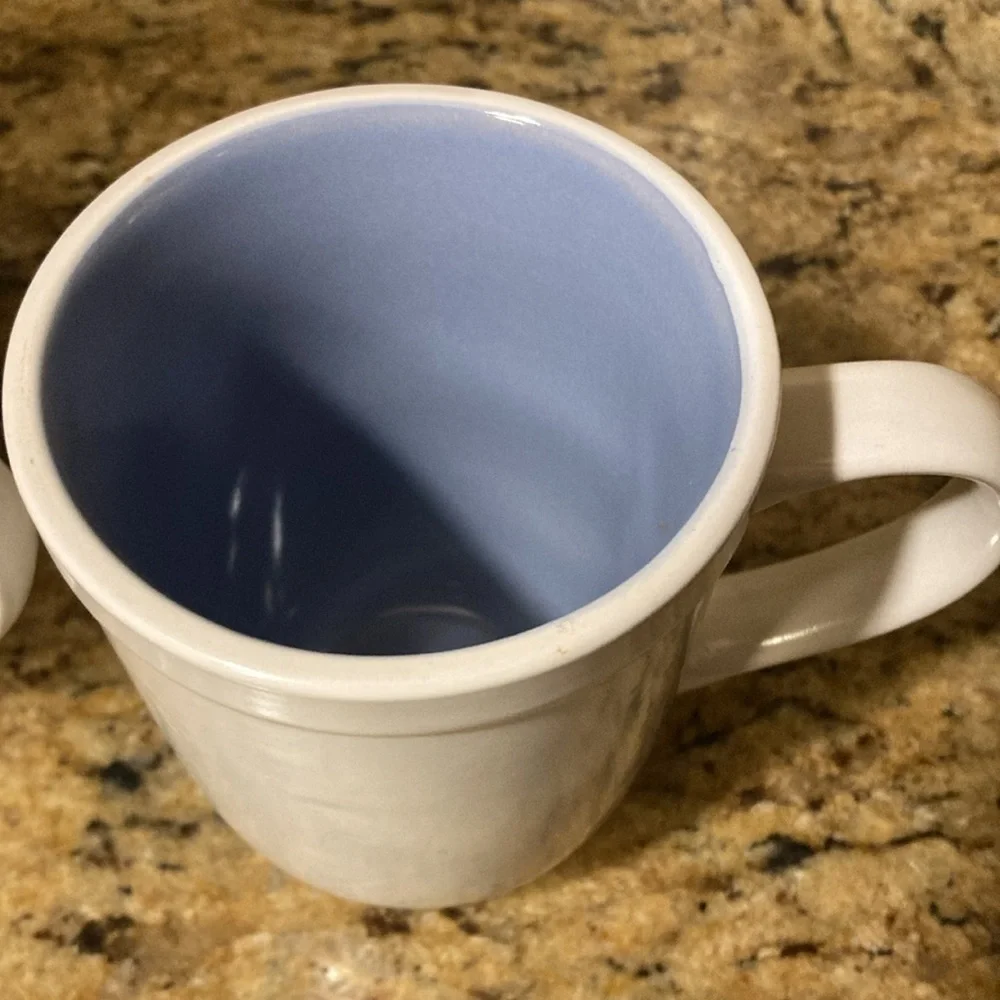Gibson set of 4 mugs white blue see pictures please